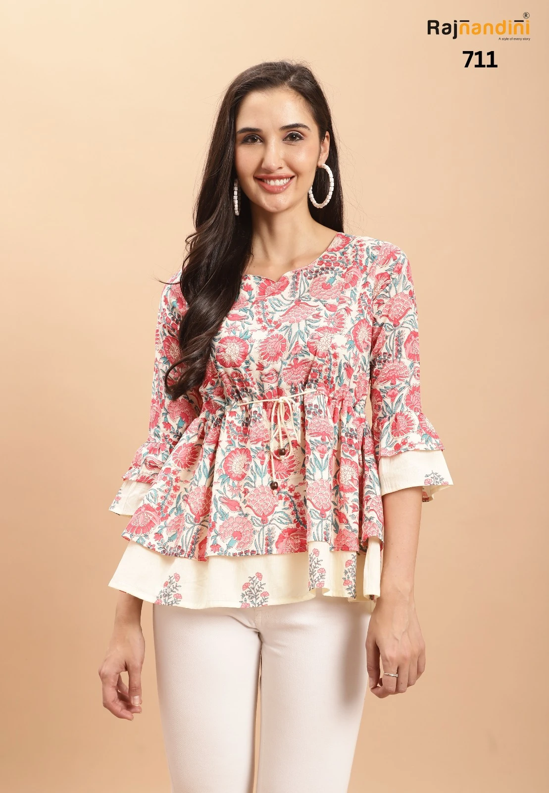 Rajnandini Nayra Pure Cotton Wholesale Tops Catalog — Wholesale, MPA wholesale from Surat — view 4